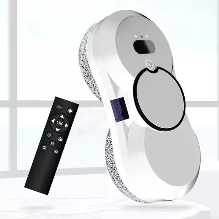 Circular Thin Window Cleaning Robot for Household Use