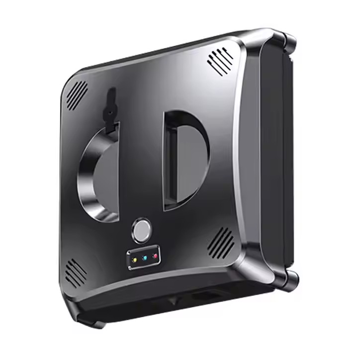 Smart Home Window Cleaning Robot with Double Spray Small Circular Design Remote Control US Plug