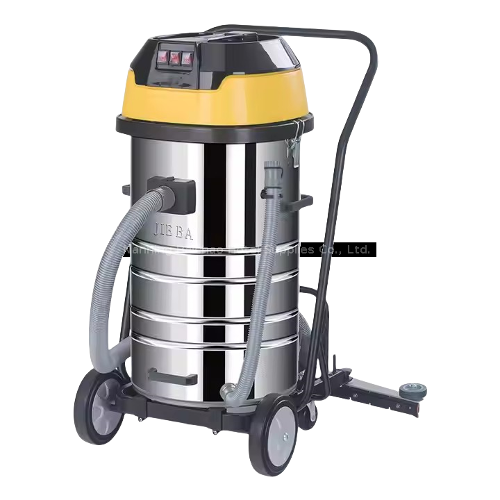 80L Large Capacity 3 Silent Motors Industrial Wet Dry Professional Vacuum Cleaner (2)