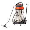 3000W 3 Motor Stainless Steel Industrial Vacuum Cleaner 80L Large Capacity Bagless Manual Power Wet Dry Upright for Garage RV