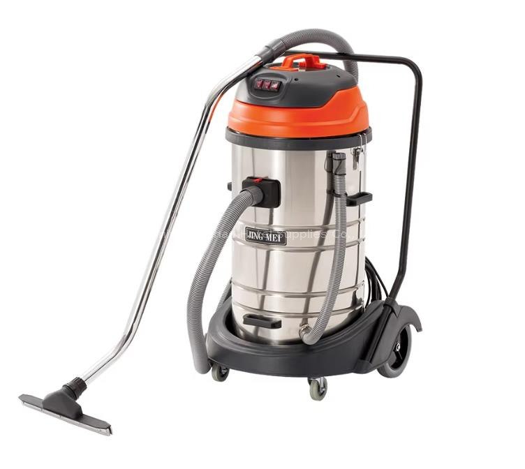 3000W 3 Motor Stainless Steel Industrial Vacuum Cleaner 80L Large Capacity B (
