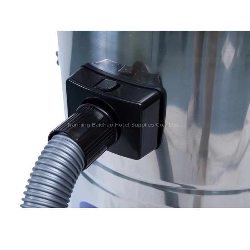 3000W 3 Motor Stainless Steel Industrial Vacuum Cleaner 80L Large Capacity Bagless Manual Power Wet Dry Upright for Garage RV
