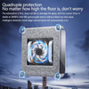 Smart Home Window Cleaning Robot with Double Spray Small Circular Design Remote Control US Plug