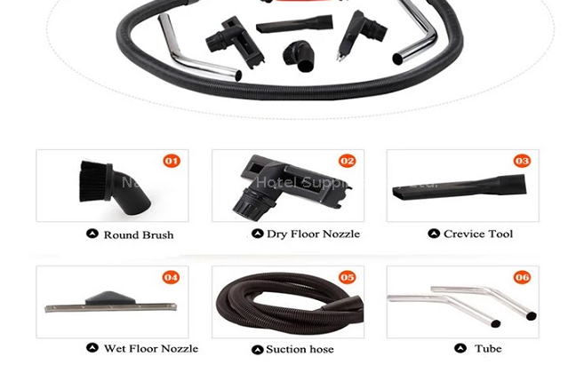 70L 2000W Commerical Wet and Dry Handheld Car Vacuum Cleaner with Slient a Grade Motor