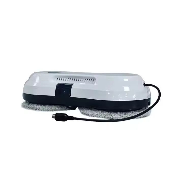 Household Electric Window Cleaning Robot Circular Design with Remote Control US Plug Type