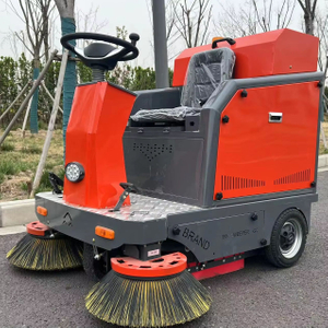 Automatic Ride on Cleaning Machine Road Street Sweeper Floor Sweeper Double Brush Industrial